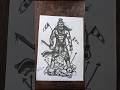 Day-6 Parshuram Avtaar painting 🙏😱 #shortvideo #youtubeshorts #vishnuavtar