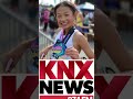 KNX News report on Evan's Ventura Marathon result and her future plans #marathon #running