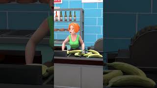 buy some grocery's but don't eat it right away!😂😂 #animation #minecraft #animated #cool