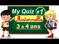 Quiz 1 pour enfants  petite section  premire anne de maternelle  lves gs de 3  4 ans