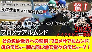 競馬】 驚き！ メイクデビュー新潟 (2025.08.03・新潟4R) 2025 / プロ