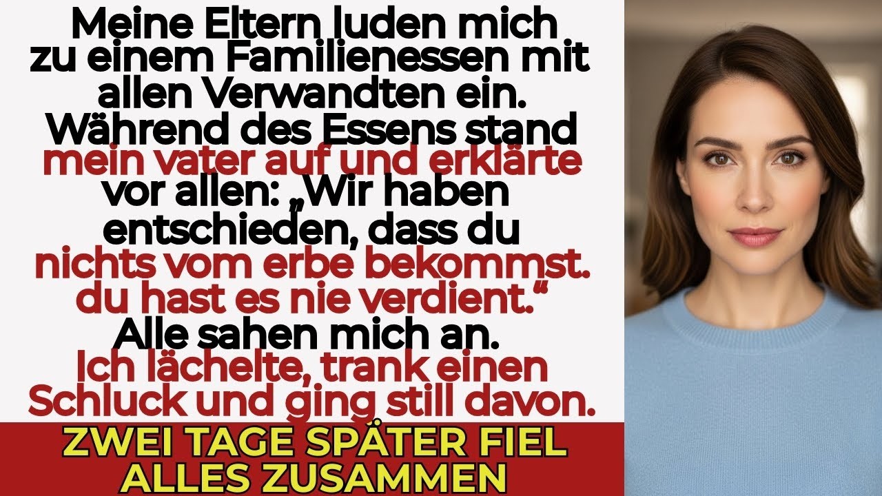 Meine Familie enterbte mich beim Galaball – doch Omas Rache kam aus dem Jenseits