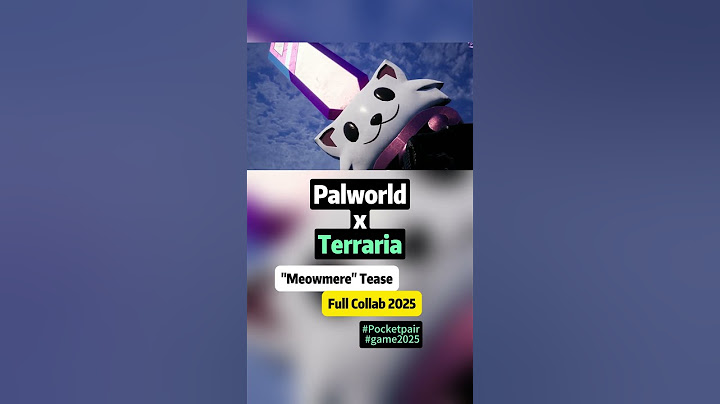 Palworld x Terraria | ”Meowmere” Tease - Full Collab 2025 | Pocketpair