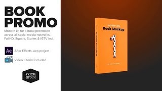 After Effects Template: Book Social Media Promo Kit