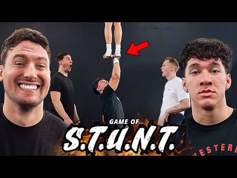 FIRST OFFICIAL GAME OF "STUNT" (Dan VS Leny)