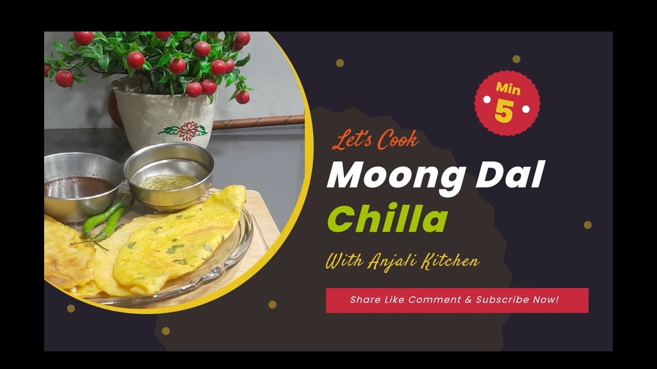 Kurkure Moong Dal Cheela Recipe | Healthy & Protein-Packed Indian Breakfast |  प्रोटीन मूंग दाल चीला