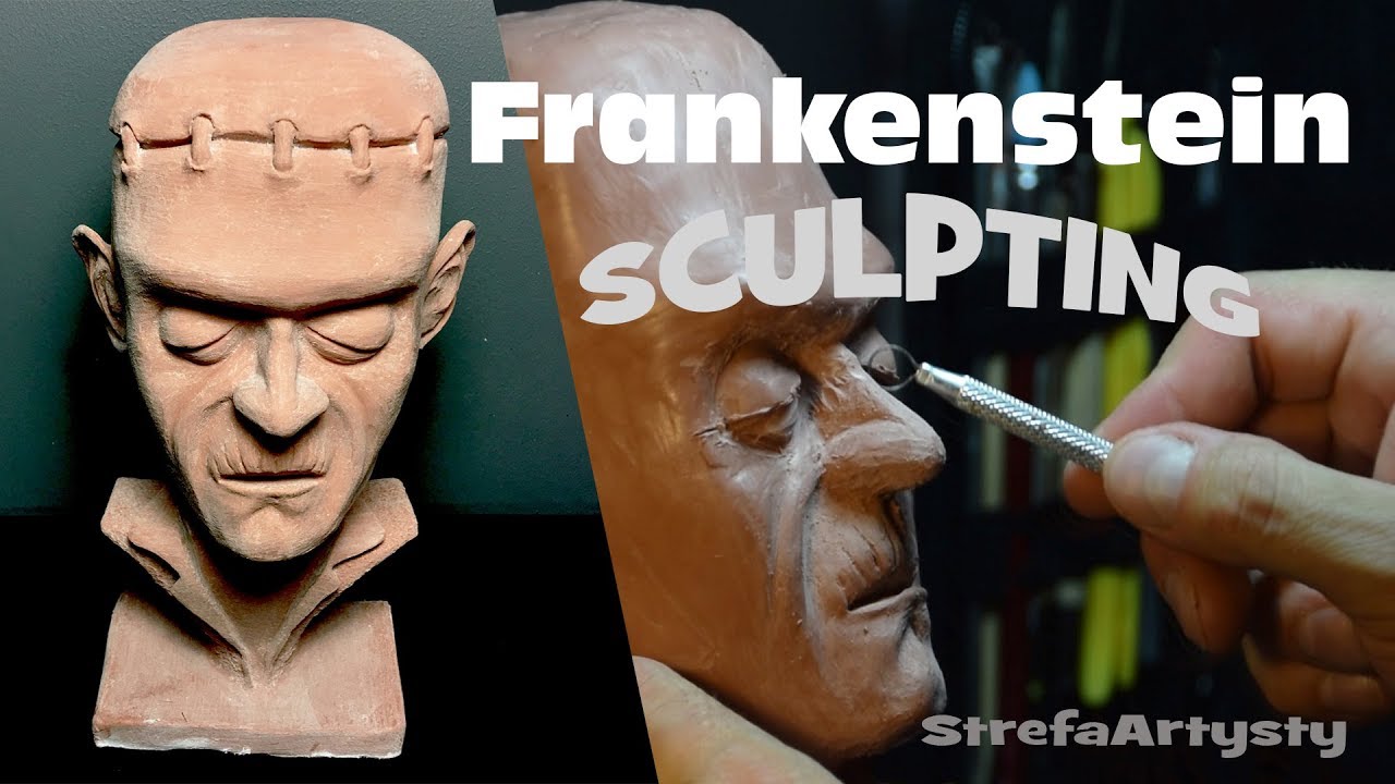 Frankenstein MONSTER Sculpture - Strefa Artysty