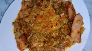 Varza Cu Muschi File De Porc Afumat