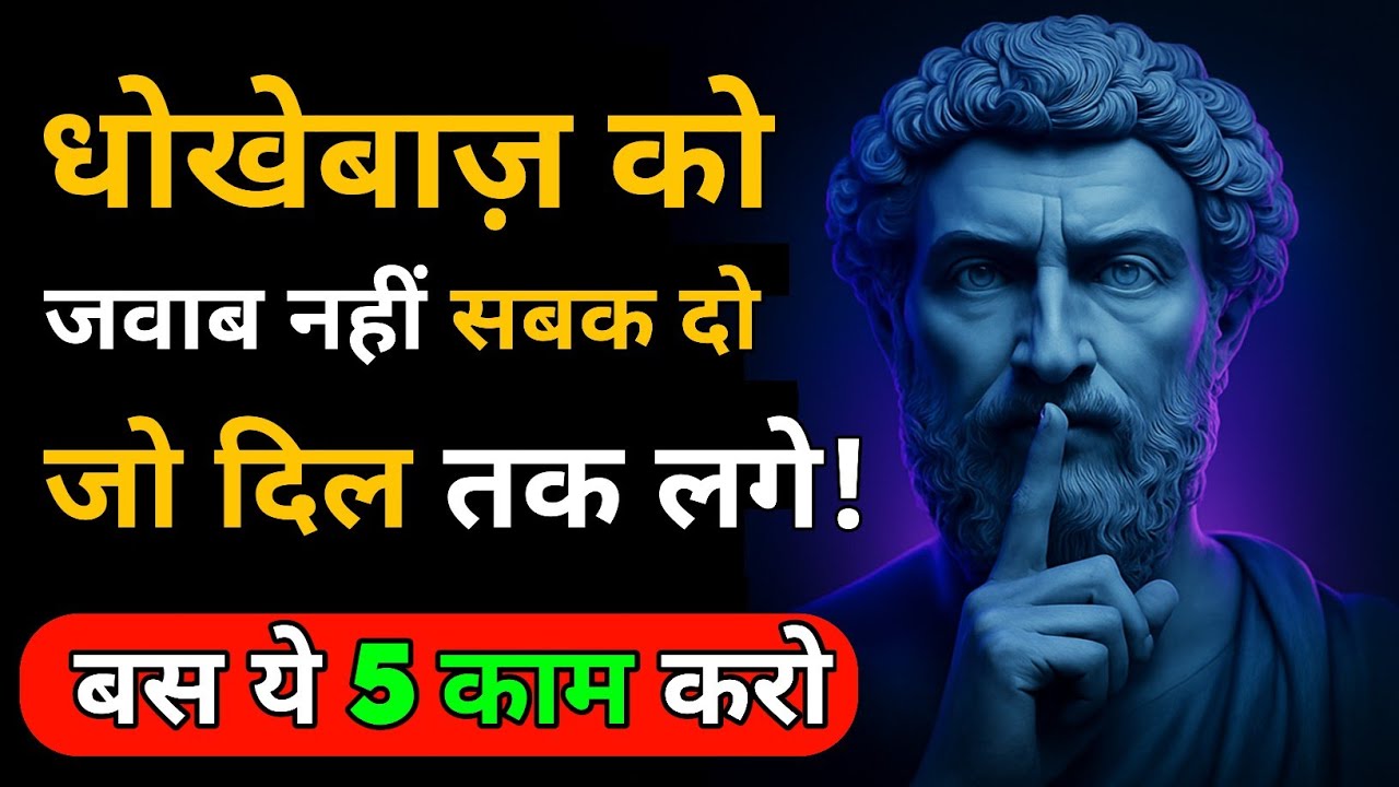 धोखा देने वाले को ऐसा सबक दो कि वो खुद शर्मिंदा हो जाए | Stoic | Dark psychology | Stoicism