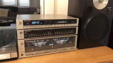 Part 2 Technics, SU-7 Amp SL-D4 Turntable, SB-2 Speakers. First test together. Stunning!👌