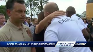 LOCAL CHAPLAIN HELPS FIRST RESPONDERS