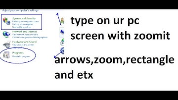 how to write in a pc screen | zoomit