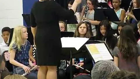 Irish Folk Dance, Maercker School Fifth Grade band...