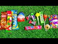 Satisfying with unpacking lolipop,tool,dairy milk,munch joykinder umbrella ASMR sound video