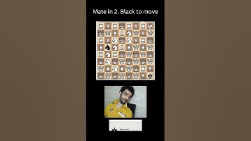 Solving chess mate in 2 puzzle - Anand