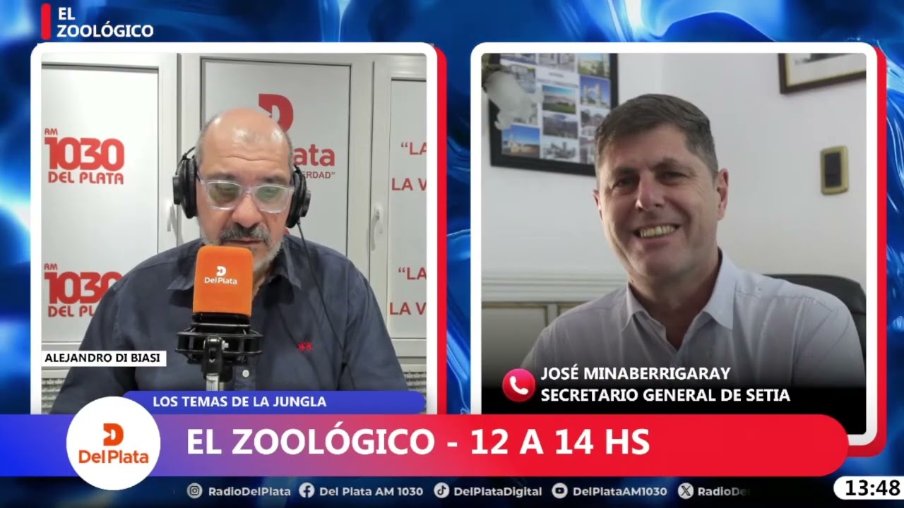José Minaberrigaray en “El Zoológico” con Alejandro Di Biasi por Radio Del Plata 17/12/25