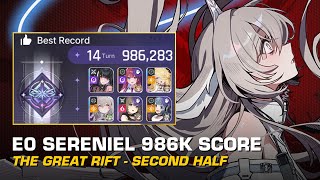 E0 Sereniel vs The Great Rift: Hell Difficulty | 986K Score