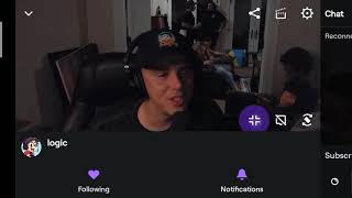 Logic Cries on Twitch Logic's speech (Retirement) No Pressure
