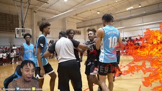 THEY WANTED ALL SMOKE! FlightReacts To THIS AAU TEAM WANTED TO GET DOWN WITH US THE ENTIRE GAME!