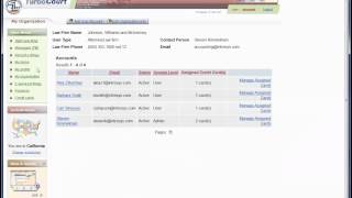 TurboCourt   Filer Portal   My Profile and My Organization   Demo Training