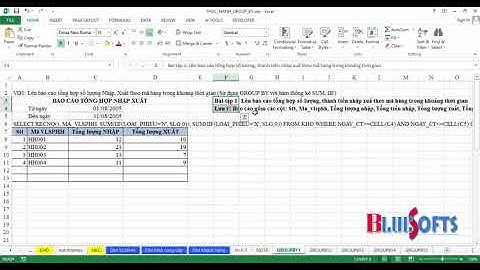 Hướng dẫn làm báo cáo tổng hợp trên Excel bằng 1 công thức