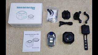 Vehicle AntiTheft Alarm PRO KSSF32R Unboxing and Actual Testing