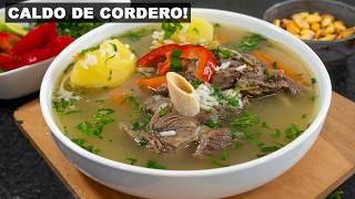 Preparando un buen Caldo de cordero,receta facil | Abelca