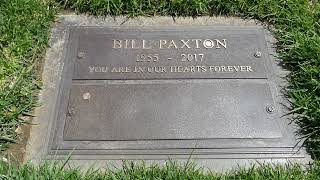 Actor Bill Paxton Grave Forest Lawn Hollywood Hills Los Angeles California USA June 6, 2024