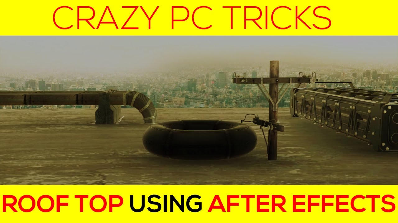 Alone in a Building Top | Created using After Effects and Element 3D