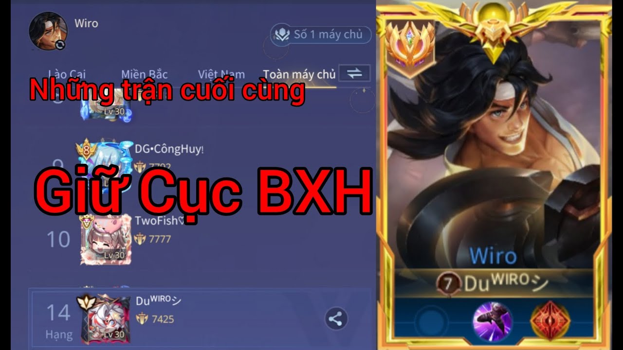 Top 1 Wiro Và Những Trận đấu Cuối cùng Để Giữ Cục BXH Và Cái Kết Thật Đau Đớn!!!!