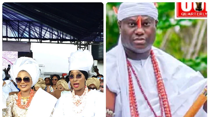 OONI OF IFE AND HIS WIFE OLORI MIRIAM OGUNWUSI IYALAJE OODUA DR TOYIN KOLADE AT OLOJO FESTIVAL 2023