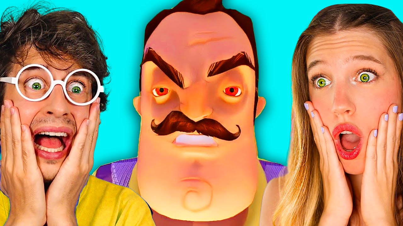 Nuestro VECINO está LOCO 😈😱!! (mucho miedo 😭) - Hello Neighbor