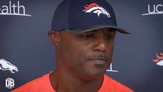 After practice: DC Joe Woods
