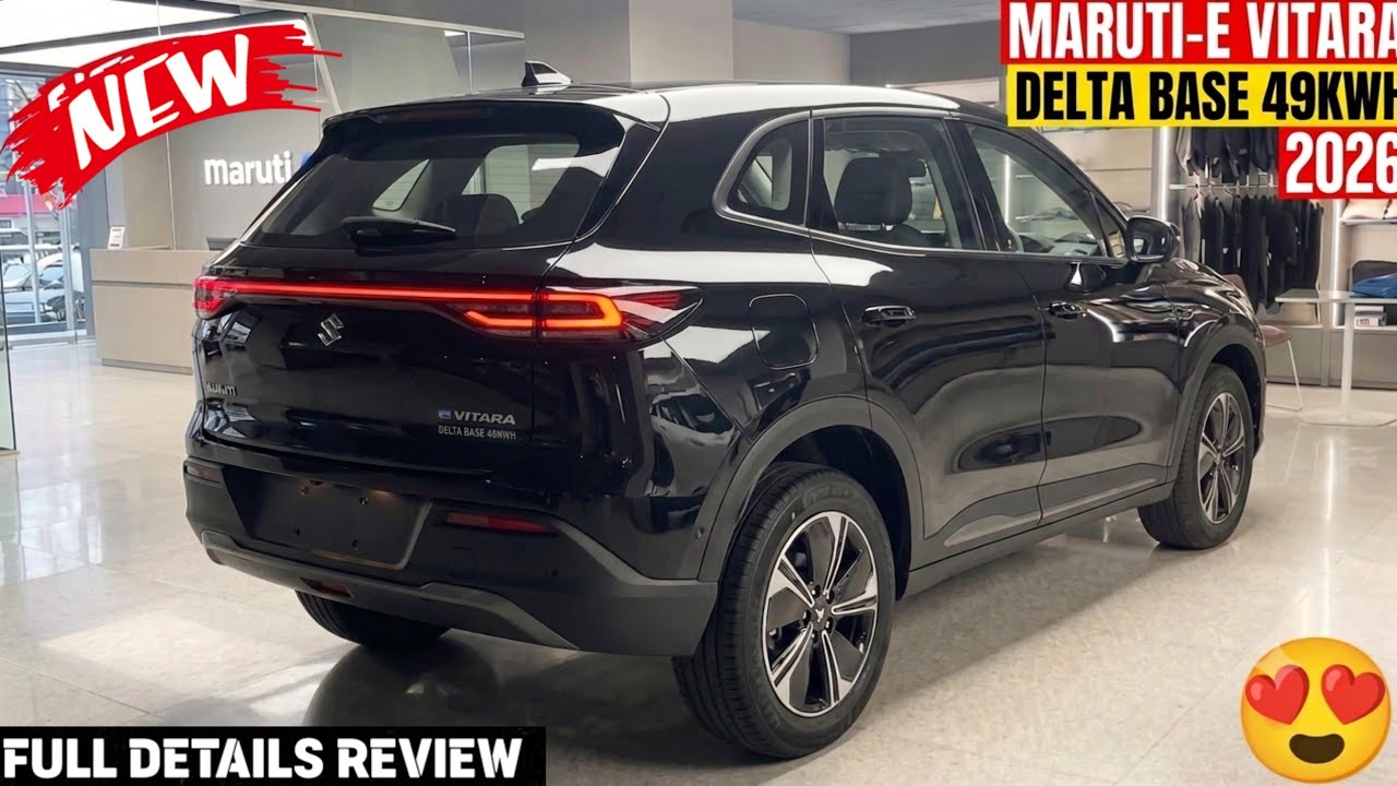 Maruti E-Vitara Delta Base Model Review: Features, Interior, Exterior & On-Road Price