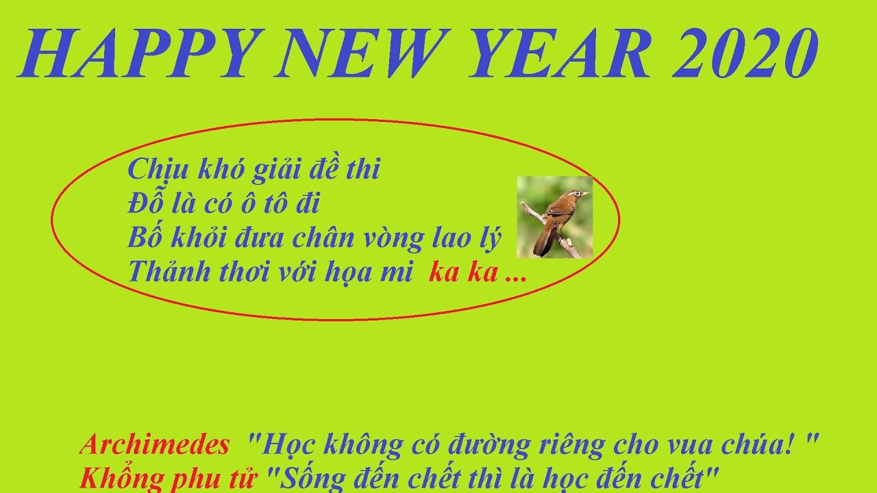 [3HTV] ĐỀ THI THỬ THPT QUỐC GIA MÔN TOÁN 2020 - LỤC NAM - BẮC GIANG
