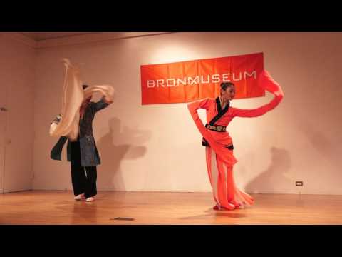 NYCCC Chinese New Year 2017 @ Bronx Museum - Fan Dance Duo