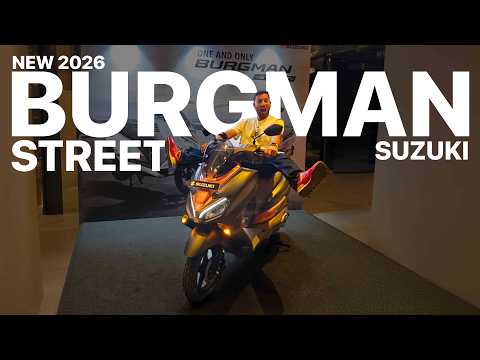 New Facelift 2026 Suzuki Burgman Street Walkaround | More Features, Bigger Boot & Price| First Look