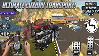 Long Trailer Truck Driving - Heavy Transport Game | Android Gameplay 🚚