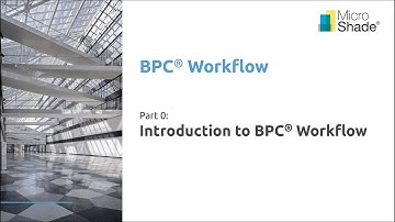BPC Workflow: 0 - Introduction