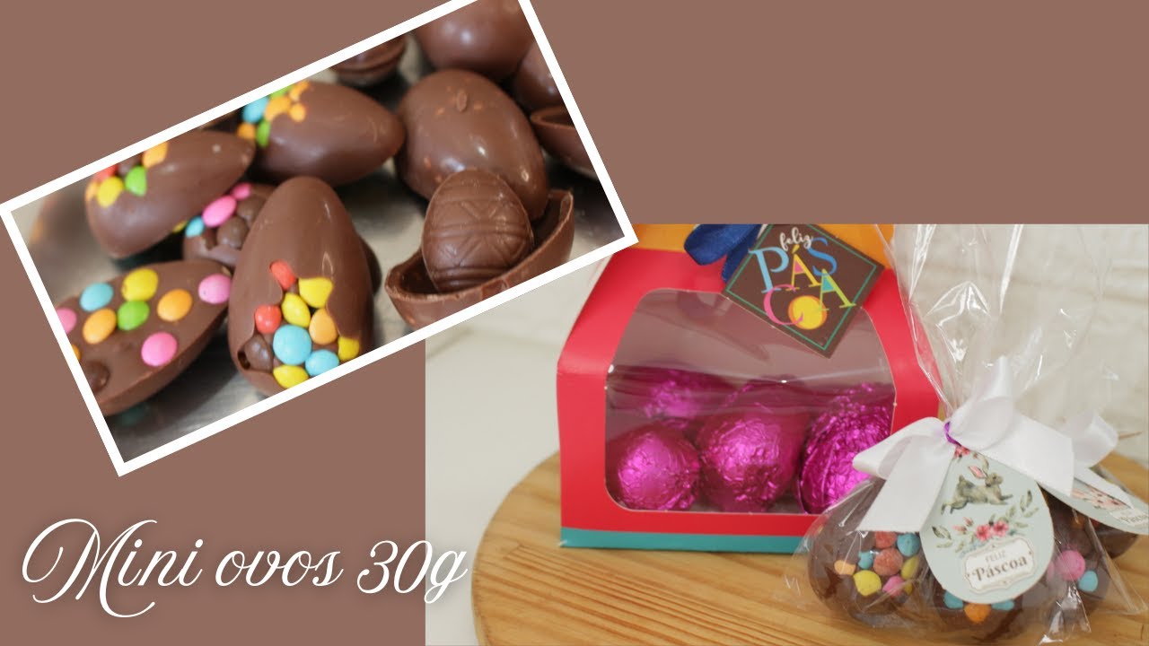 MINI OVOS 30g !#pascoa #confeitaria #cozinha