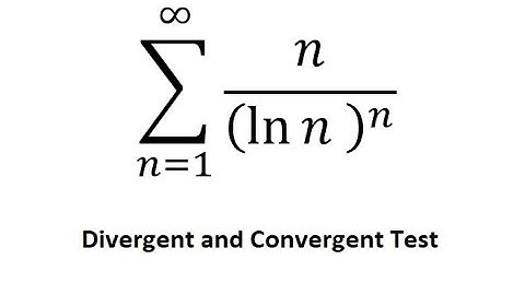 Calculus Help: Divergent and Convergent Test: Root Test: ∑_(n=1) to ∞ n/(ln⁡〖n 〗 )^n