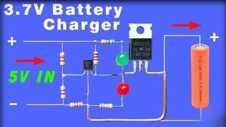 3.7v Lithium Battery Charger Circuit || DIY 3.7v Battery charger using TL431 Regulator..