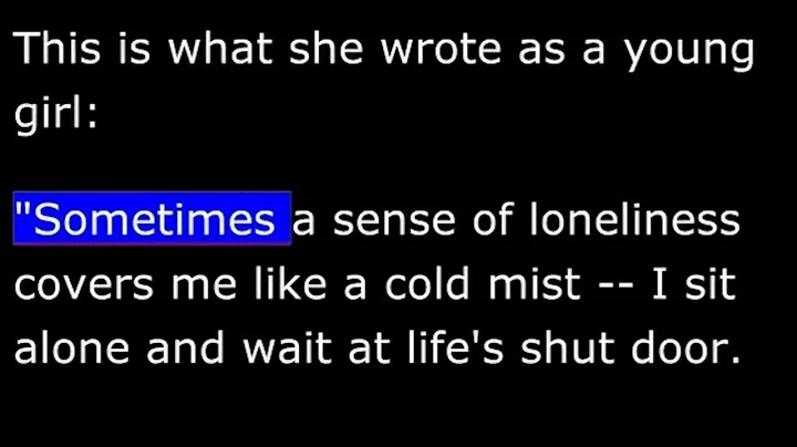 Biography - KH - Helen Keller - Savior to the Blind and Deaf-  Part 2 of 2