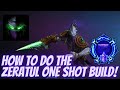 Zeratul MotN - HOW TO DO THE ZERATUL W BUILD 1 SHOT COMBO! - Grandmaster Storm League