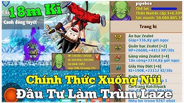 Ngọc Rồng Online - Pipobeo Xuống Núi Đầu Tư Set Đồ Khủng 18 Triệu Ki Làm Trùm Namek