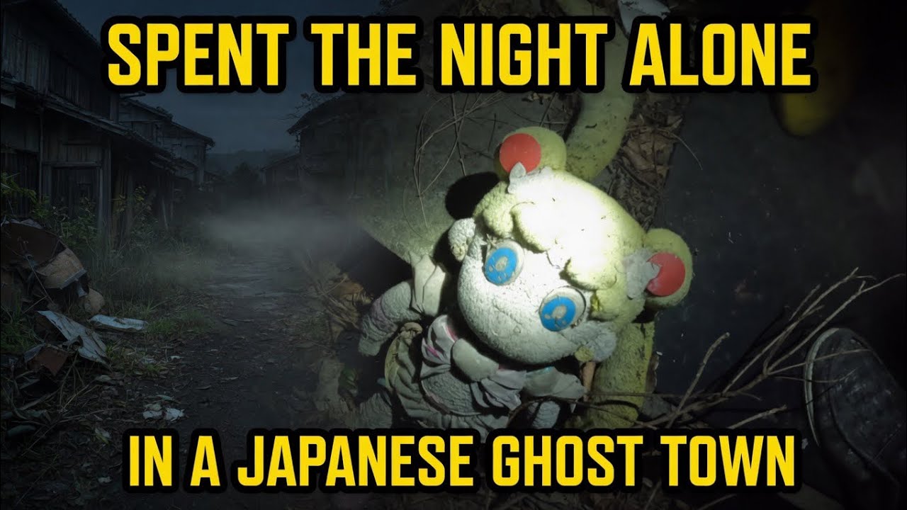 I Spent the Night Alone in a Japanese Ghost Town (Nichitsu Stealth Camp ...