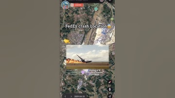 FedEx Flight 80 Crash Location😱 #googleearth #shorts