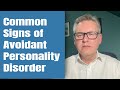 Common Signs of Avoidant Personality Disorder