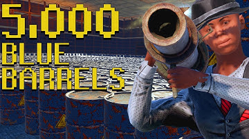 Last to survive fight pit gets to destroy 5,000 blue barrels in Rust