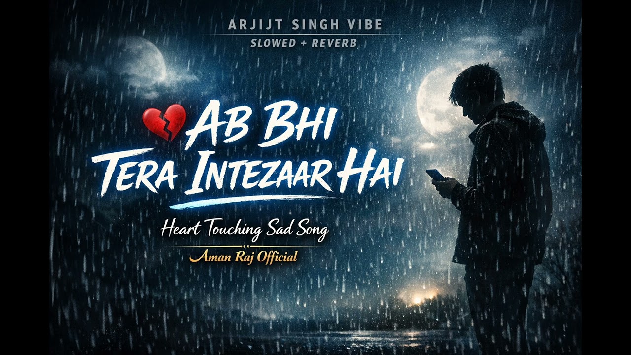 Ab bhi tera intzaar hai #heart touching sad song 💔❤️‍🩹💔#1million 